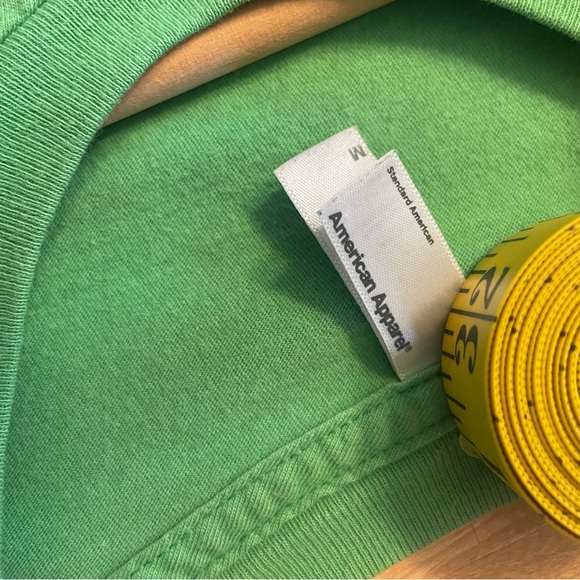 Apple Store Employee Tee Shirt Green Mac iPod Nano American Apparel M - Picture 8 of 8